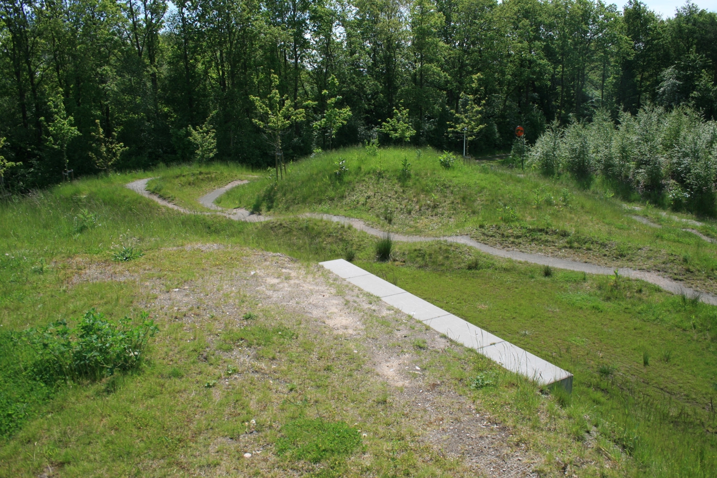Mountainbike bane ved siden af Hjertet