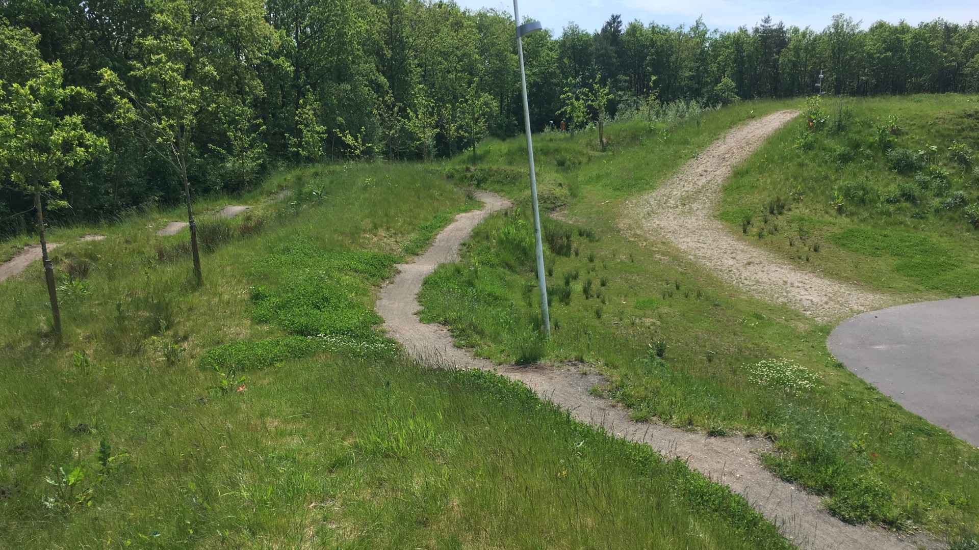 Mountainbike bane ved siden af Hjertet Mountainbike bane ved siden af Hjertet