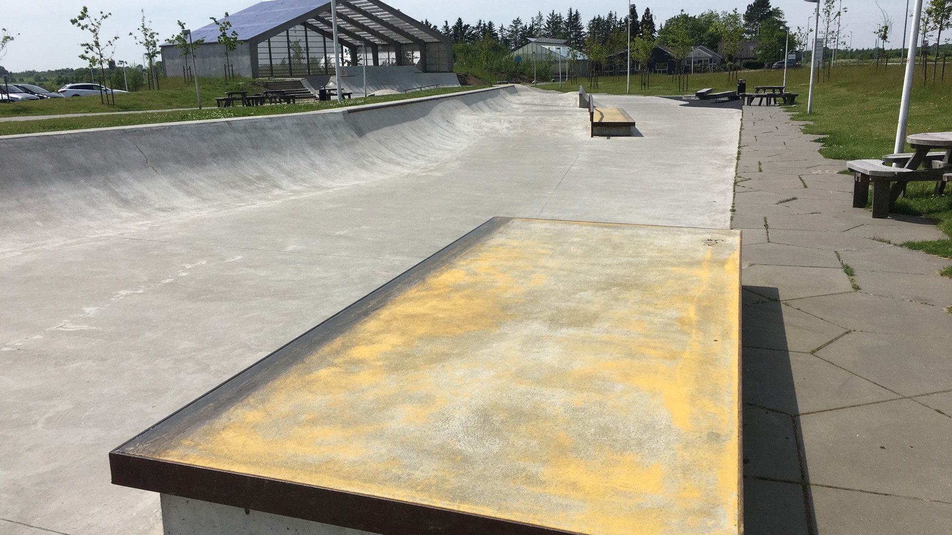 Skaterampe ved skateparken ved Hjertet Skaterampe ved skateparken ved Hjertet