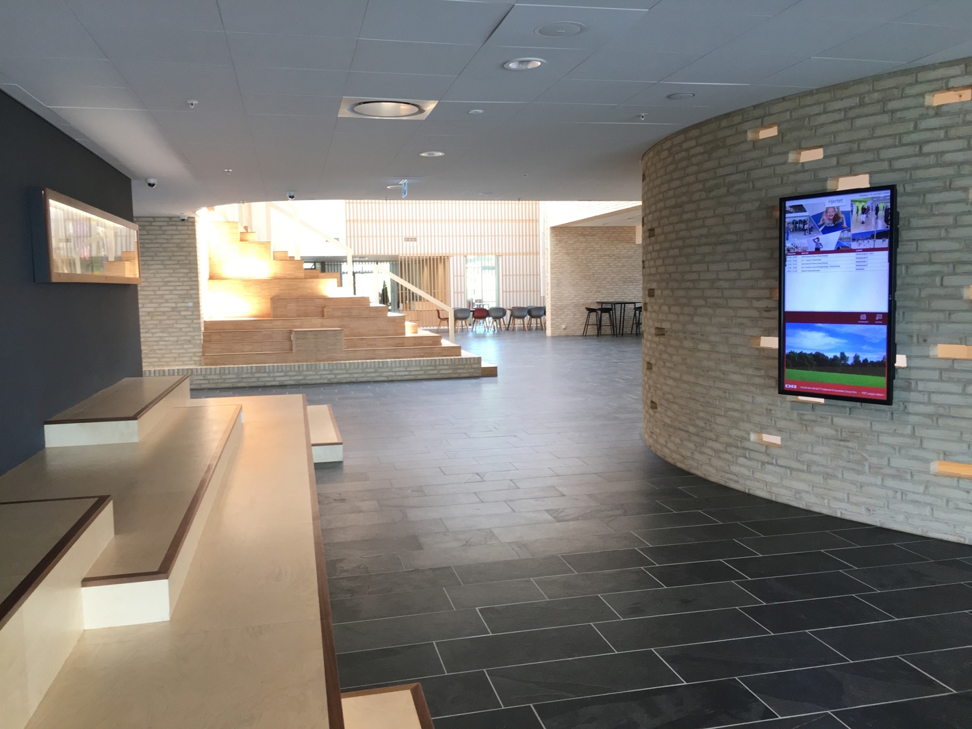 Synet man har, når man træder ind på Hjertet gennem hovedingangen